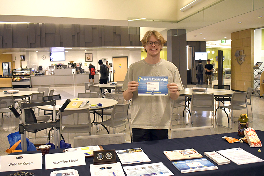 Madison College’s Technology Services hosted a “Secure Our World” event in October.